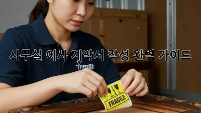 사무실 이사, 계약서 작성 완벽 가이드